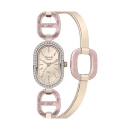 Alexandre Christie ALCW2C04LHBRGRGPN Pink Stainless Steel Women Watch 